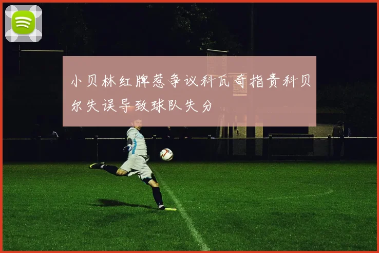 小贝林红牌惹争议科瓦奇指责科贝尔失误导致球队失分